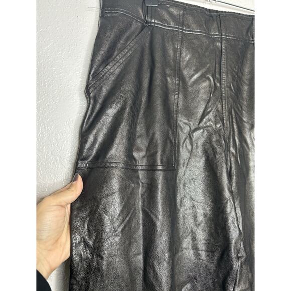 Spanx Faux Leather Like Jogger Black Size XL Holiday Date Night Concert - Picture 4 of 10